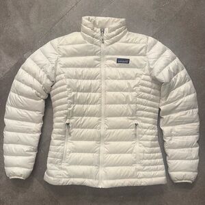 Patagonia Women's Down Sweater Jacket Color~Wool White Size XS